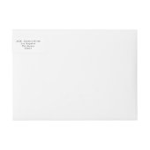 アンティークバラヴィンテージボホ結婚ーズ ラップアラウンドラベル (正面)