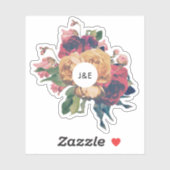 アンティークバラヴィンテージボー シール (シート)