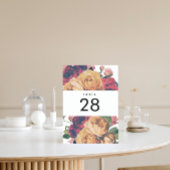 アンティークバラ植物学結婚のテーブル番号 テーブルナンバー