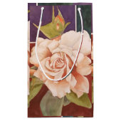 アンティークバラ花 スモールペーパーバッグ (裏面)