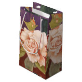 アンティークバラ花 スモールペーパーバッグ (裏面アングル)