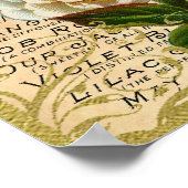 アンティークバラ香水 ポスター (角)