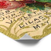 アンティークバラ香水 ポスター (角)