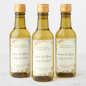 アンティークバラ2 x 3ミニワインラベル ワインラベル (ボトル)