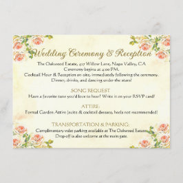 アンティークバラ4 x 6.24詳細カード エンクロージャーカード