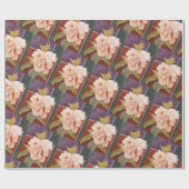 アンティークバラ ラッピングペーパー (フラット)