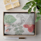 アンティークバラ、刻印された巻物とスクリプトの切り離し 薄葉紙 (ギフト)