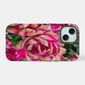アンティークバラ iPhone 15ケース (裏面横)