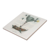 アンティークバルーン航空船アートワーク タイル (側面)