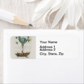 アンティークバルーン航空船アートワーク ラベル (インサイチュ)