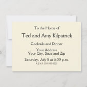 アンティークバルーン航空船アートワーク 招待状 (裏面)