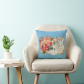 アンティークバレンタインキューピッドハート クッション (椅子)