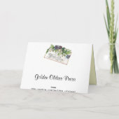 アンティークバレンタインデーカード シーズンカード (裏面)