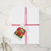 アンティークバレンタインデーハート ギフトタグ (より糸付き)