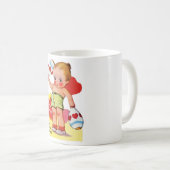 アンティークバレンタイン コーヒーマグカップ (正面右)