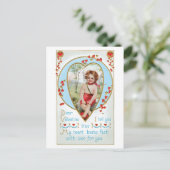 アンティークバレンタイン シーズンポストカード (スタンド正面)