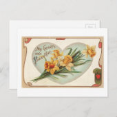 アンティークバレンタイン シーズンポストカード (正面/裏面)