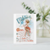 アンティークバレンタイン シーズンポストカード (スタンド正面)