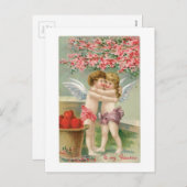 アンティークバレンタイン シーズンポストカード (正面/裏面)