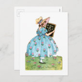 アンティークバレンタイン シーズンポストカード (正面/裏面)