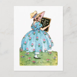アンティークバレンタイン シーズンポストカード