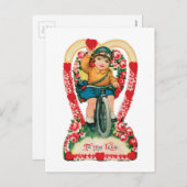 アンティークバレンタイン シーズンポストカード (正面/裏面)