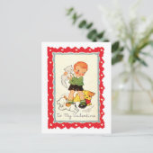 アンティークバレンタイン シーズンポストカード (スタンド正面)