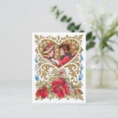 アンティークバレンタイン シーズンポストカード (スタンド正面)