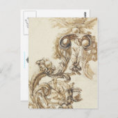 アンティークバロック成形 ポストカード (正面/裏面)