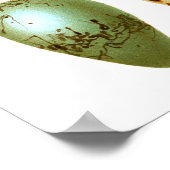 アンティークバードエッグプリントno.8イースター春デコール ポスター (角)