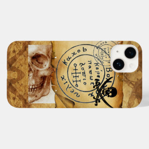 アンティークパイレーツトレジャーマップ、スカルと剣 Case-Mate iPhone 14ケース