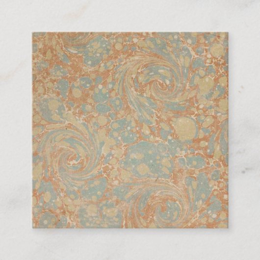 アンティークパターンブックI スクエア名刺 (正面)