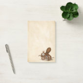 アンティークパーチメントケミストリーオクトパスチームパンク ポストイット (オフィス)