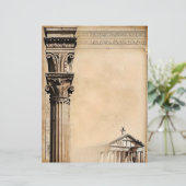 アンティークパーチメント クラシカルローマ建築 (スタンド正面)