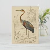 アンティークパープルヘロントラヴィエスエドウールプリント シーズンカード (スタンド正面)