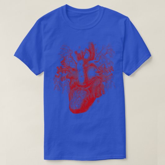 アンティークヒトハート解剖学 Tシャツ (デザイン正面)