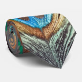 アンティークヒュスピーコックフェザー ネクタイ (ロール)