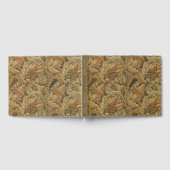 アンティークビクトリアンの暖かい紅葉日付の保存 ゲストブック (全面)