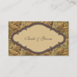 アンティークビクトリアンの暖かい紅葉 エンクロージャーカード