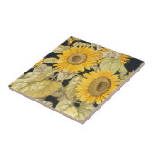 アンティークビクトリアンひまわり タイル (側面)