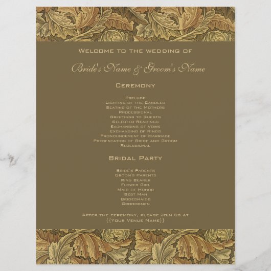 アンティークビクトリアンウォーム紅葉結婚ズ (正面)