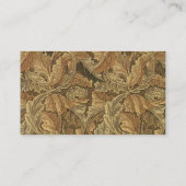 アンティークビクトリアンウォーム紅葉結婚ズ プレイスカード (裏面)