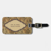 アンティークビクトリアンウォーム紅葉結婚ズ ラゲッジタグ (正面横)