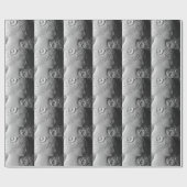 アンティークビクトリアンカメオシルエット ラッピングペーパー (フラット)