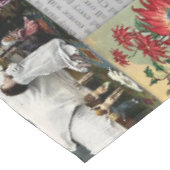 アンティークビクトリアンクリスマスエフェメラコラージュアート テーブルクロス (アングル)