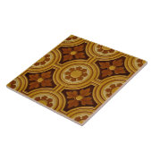 アンティークビクトリアンゴシックスタイルマジョリカタイルレプロ タイル (側面)