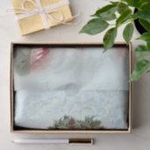 アンティークビクトリアンサンタと小さな女の子クリスマス 薄葉紙 (ギフト)