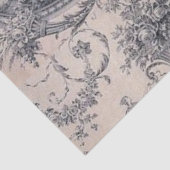 アンティークビクトリアントイルブルー&ホワイトデカップージ 薄葉紙 (詳細)