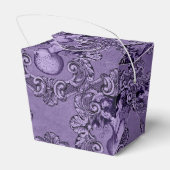 アンティークビクトリアンパープルとブラックのテクノロジー フェイバーボックス (裏面サイド)