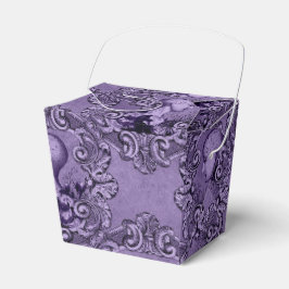 アンティークビクトリアンパープルとブラックのテクノロジー フェイバーボックス